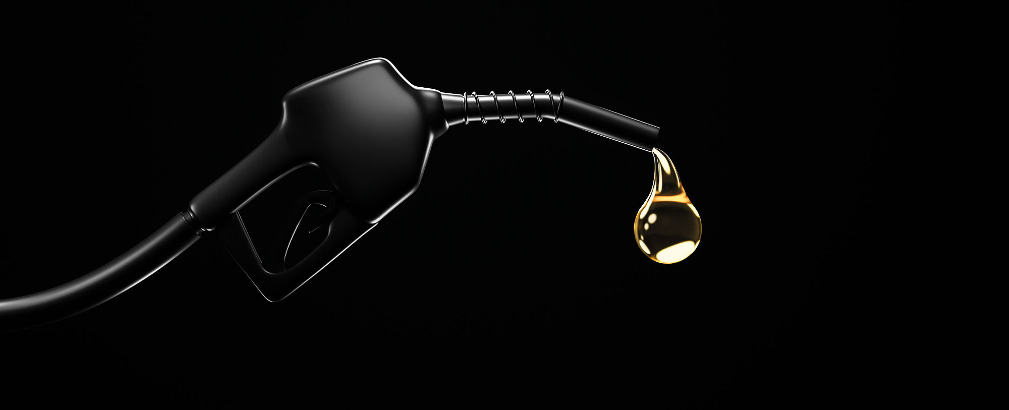 P. Henkel Altspeisefettbehälter Stockbild schwarzer Hintergrund und Zapfsäule