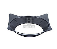 P. Henkel Einlauftrichter aus Kunststoff schwarz
