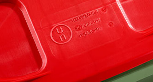 P. Henkel  Deckelprägung UNBOXX UN zertifiziert