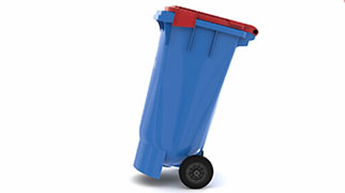 Altspeisefettbehälter FATBOXX mobil und transportoptimiert