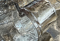 P. Henkel Verzinkung Nahaufnahme