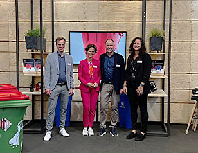 P.Henkel Team IFAT 2024 v.l.n.r. Kevin Kringe, Henrike Henkel, Christoph Henkel, Evamarie Ankele