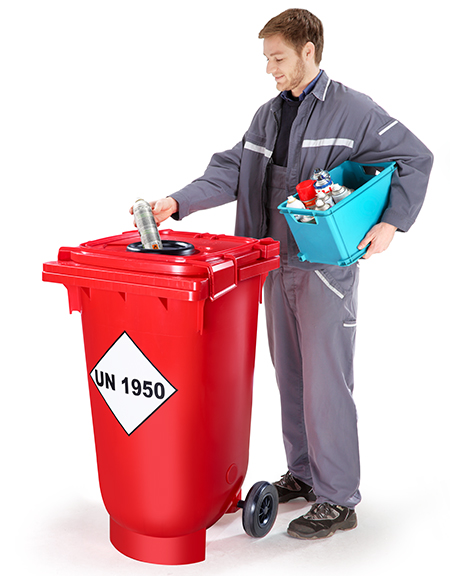 UN-BOXXaero mit Einwurföffnung in der Anwendung