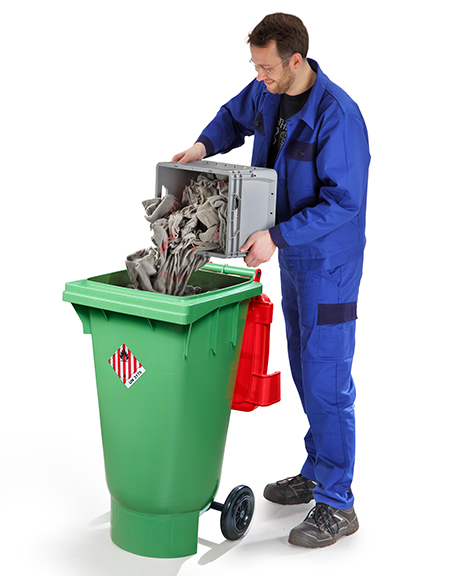 Gefahrgutbehälter UNBOXX in der Anwendung